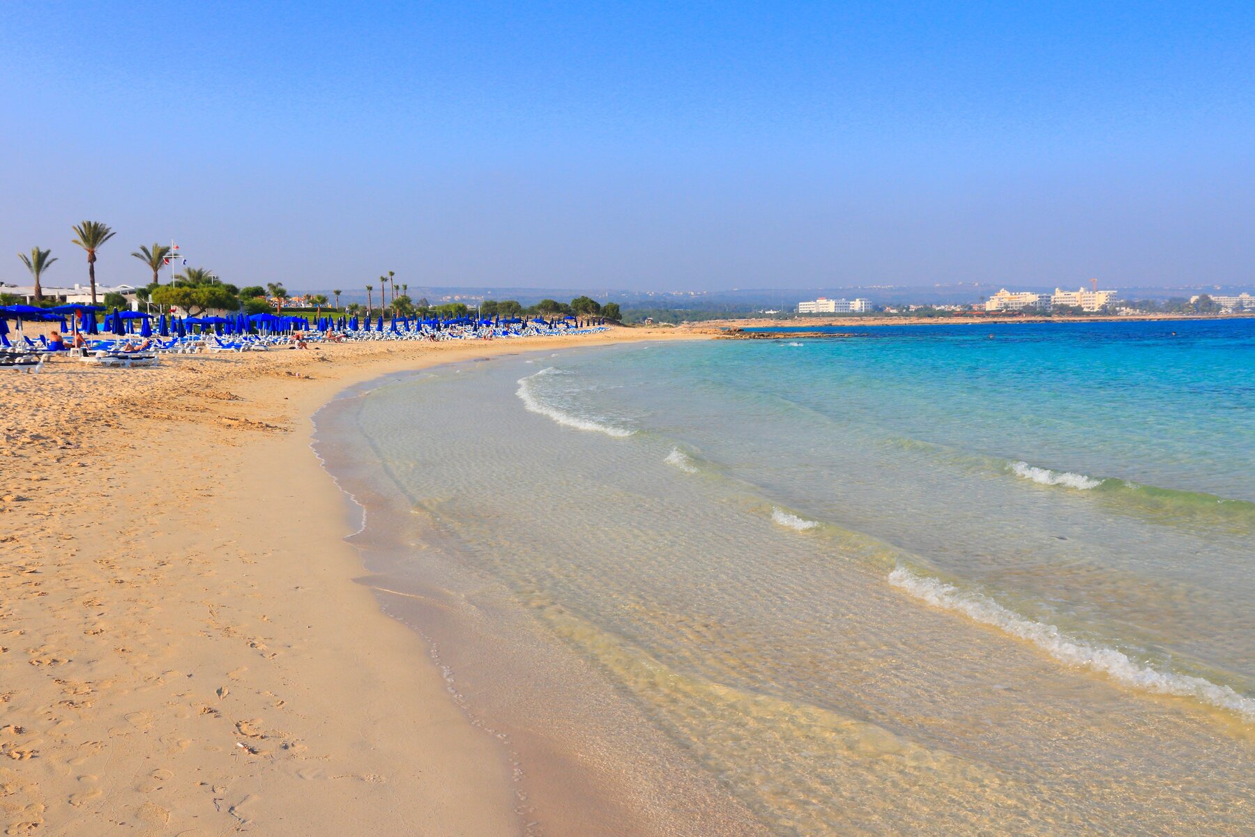 Makronissos Beach on the Cyprus coast